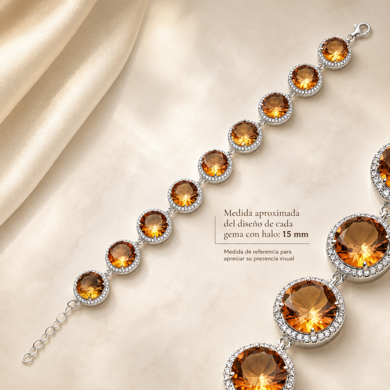 Pulsera Tesoro de Sultana de Plata 925 con Zultanita