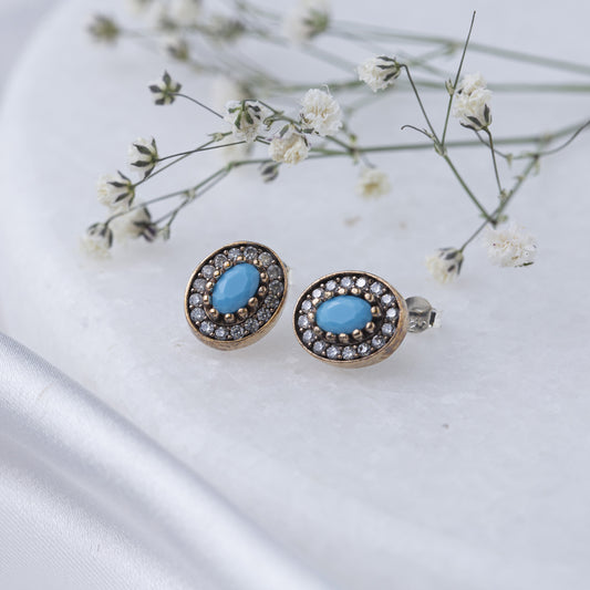 Serena Imperial | Aretes de turquesa estilo otomano
