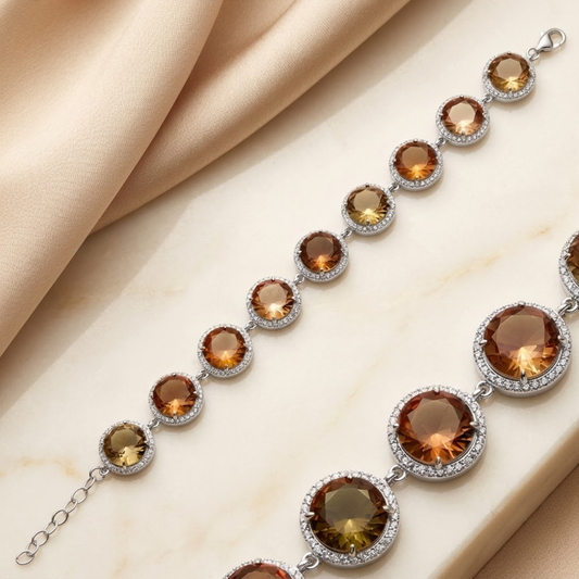 Pulsera Tesoro de Sultana de Plata 925 con Zultanita