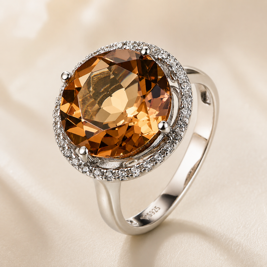 Anillo Solara Sultana Oval de Plata 925 con Zultanita