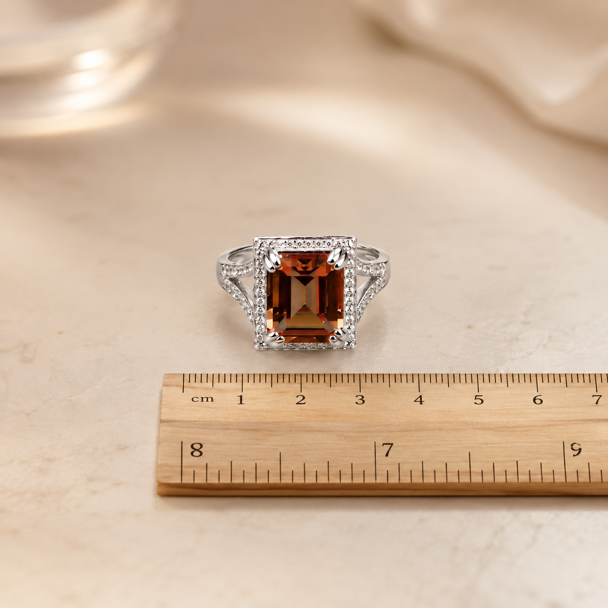 Anillo Prisma Imperial de Plata 925 con Zultanita Rectangular