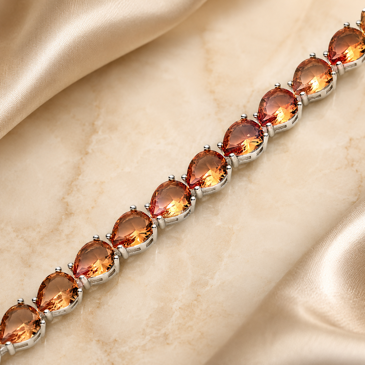 Pulsera Aurora de Sultana de Plata 925 con Zultanita Ovalada