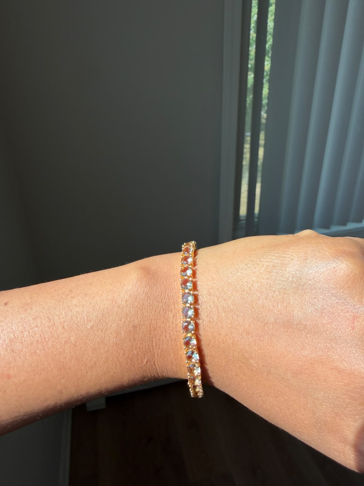 Línea Serena | Pulsera tenis de zultanita en plata 925