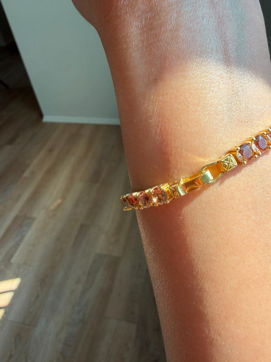 Línea Serena | Pulsera tenis de zultanita en plata 925