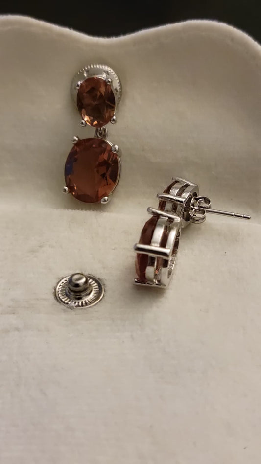 Renacer Áureo | Aretes de zultanita en plata 925